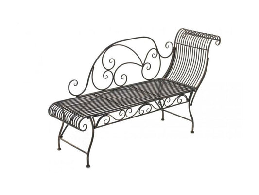 Panca da giardino - Metallo / Metallo - Bronzo - Maisonpuretop 27050AULG