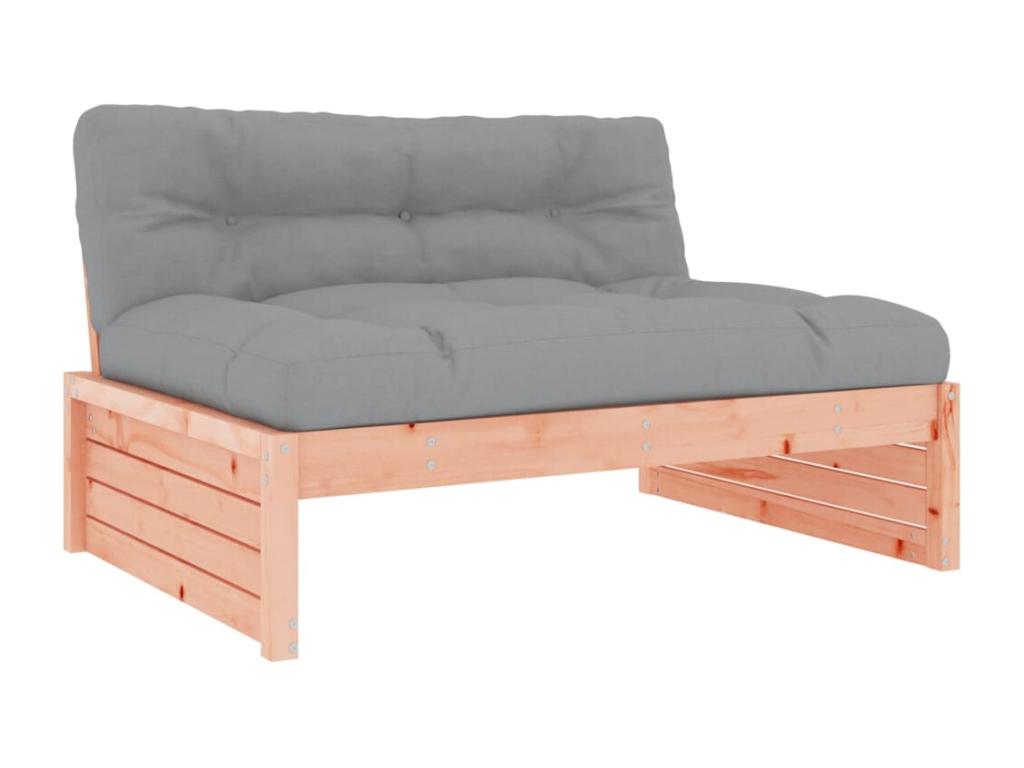 Set di mobili da giardino da 6 pezzi con cuscini, legno massello, Artvivrestore 26672ZQPF