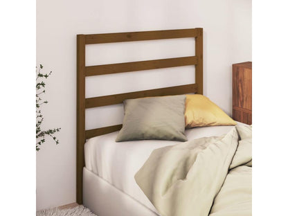 Testiera Marrone Miele 106x4x100 cm Legno di Pino Massiccio 60432EOXB