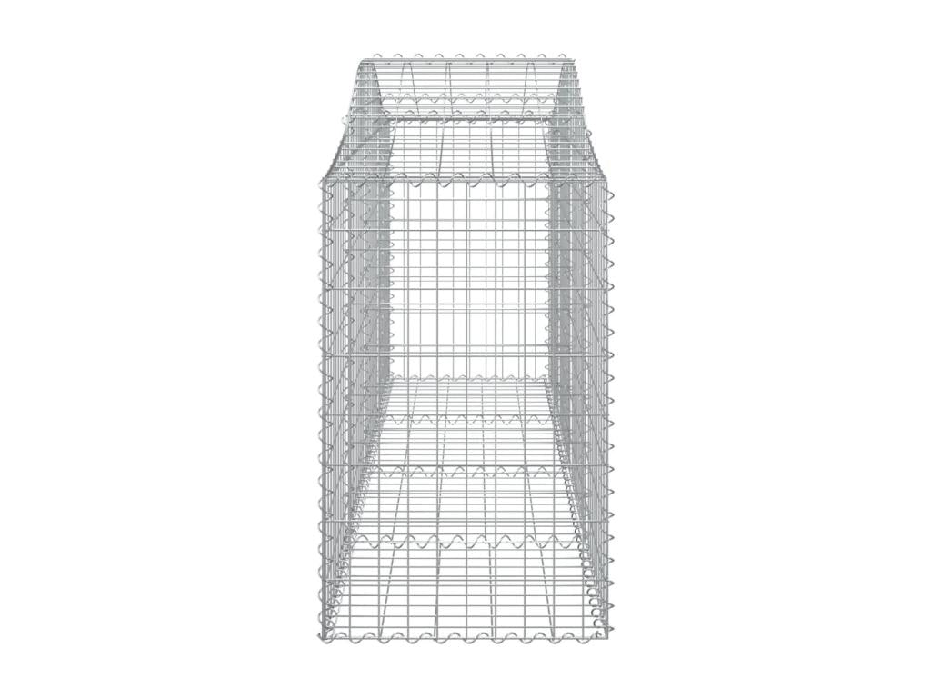 Gabbione ad arco 200x50x80/100 cm Ferro zincato 15410PCBE