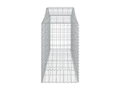 Gabbione ad arco 200x50x80/100 cm Ferro zincato 15410PCBE