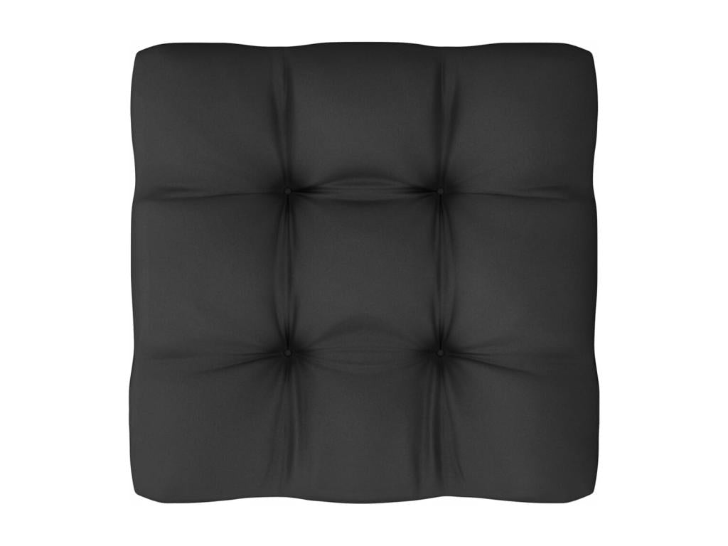 Set di mobili da giardino da 10 pezzi con cuscini, grigio, legno di pino massiccio, 57768BECI