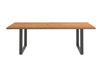 Tavolo da pranzo rettangolare in rovere massello marrone chiaro 23888PKBE