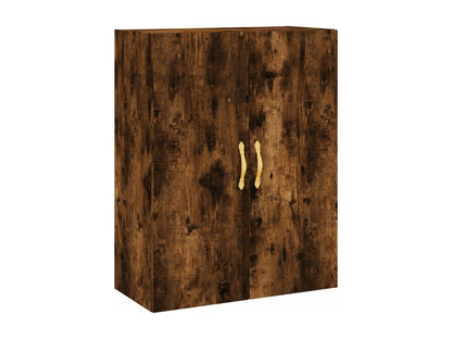 Credenza alta, rovere affumicato, 69,5x34x180 cm, legno ingegnerizzato, 60349VDHE