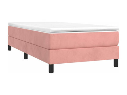 Base letto in velluto rosa Maisonpuretop 90x200 cm 59955BZXQ