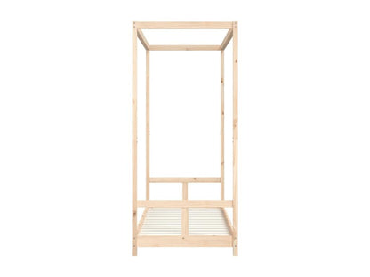 Struttura letto per bambini 80x200 in legno massello di pino 16668PFZB