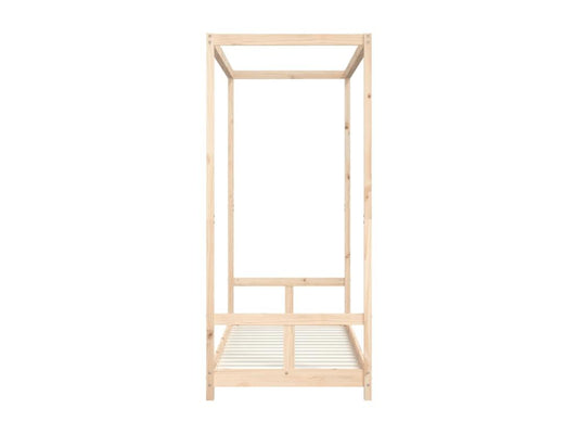 Struttura letto per bambini 80x200 in legno massello di pino 16668PFZB
