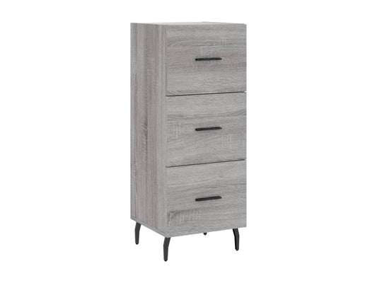 Artvivrestore Mobiletto Grigio 34,5x34x90 cm Legno ingegnerizzato 30268ZQDB