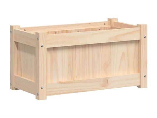 Fioriera da esterno 60x31x31 cm in legno massello di pino 29990NPQQ