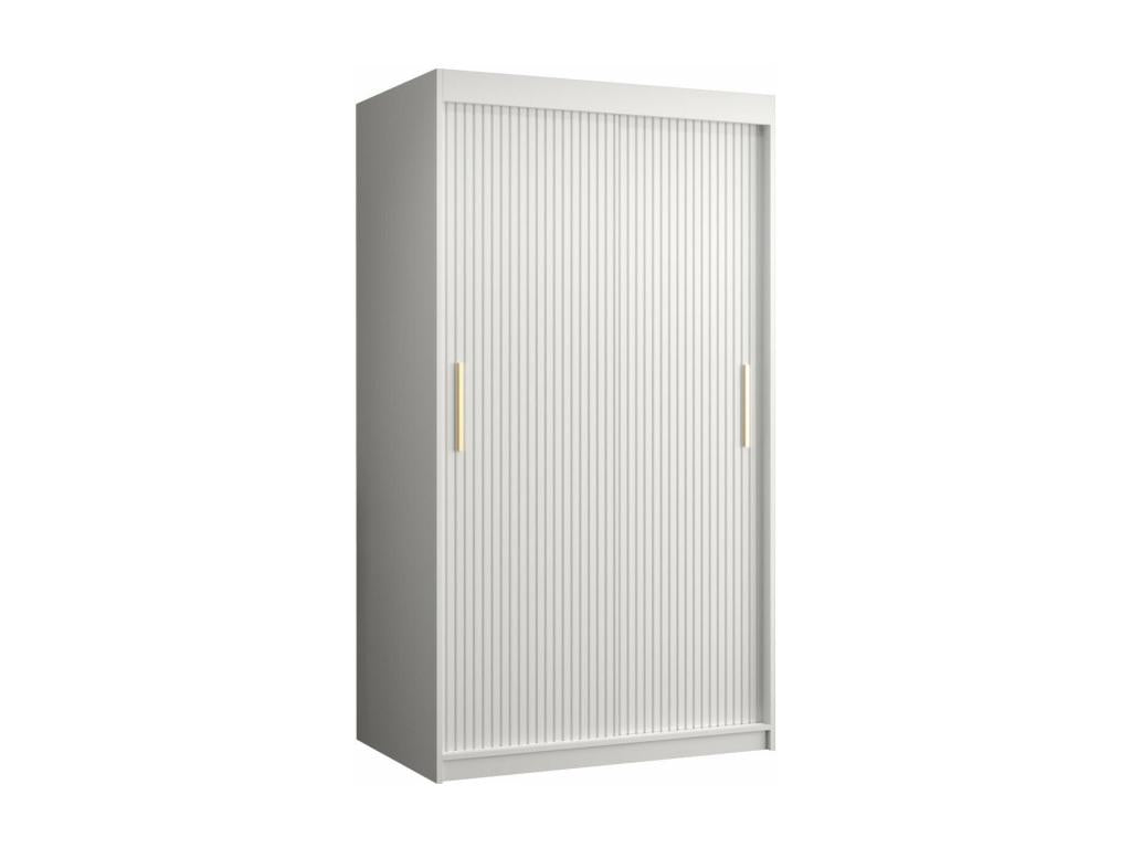 Maisonpuretop 100 Armadio Bianco 200x100x62cm Ante Scorrevoli Armadio 56017MWPY