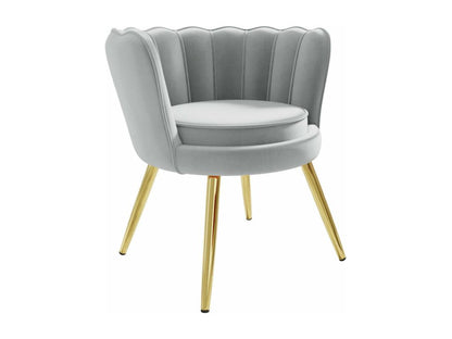 Poltrona Artvivrestore 319, grigio, 75x76x72cm, imbottita, gambe in metallo, 42431KEHJ