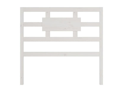 Testiera bianca 95,5x4x100 cm in legno massello di pino 40176KDPL