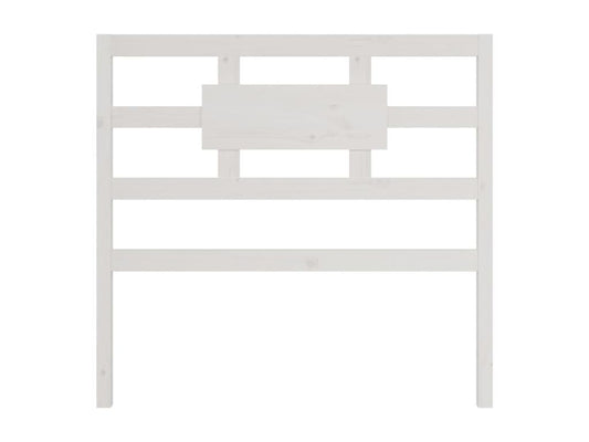 Testiera bianca 95,5x4x100 cm in legno massello di pino 40176KDPL