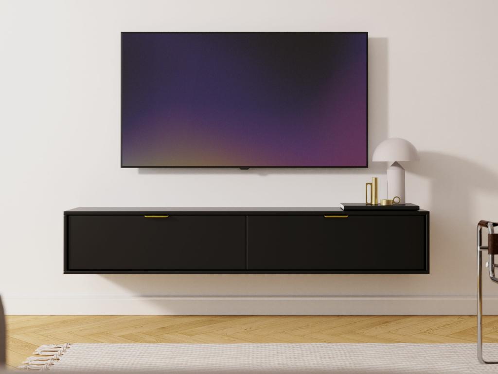 Maisonpuretop 101 Mobile TV nero 175x35x33cm 19669EEFM