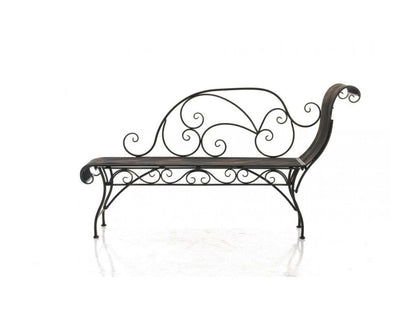 Panca da giardino - Metallo / Metallo - Bronzo - Maisonpuretop 27050AULG
