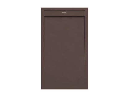 Piatto doccia cioccolato finitura ardesia, griglia colore SMART Artvivrestore - 120x70 cm 04263FWNZ