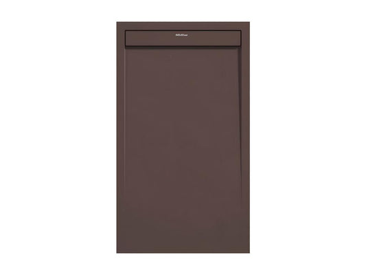 Piatto doccia cioccolato finitura ardesia, griglia colore SMART Artvivrestore - 120x70 cm 04263FWNZ