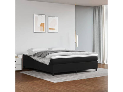 Struttura letto nera 160x200 Similpelle 58970NFBU
