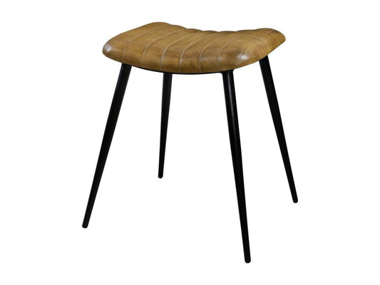 Sgabello in pelle trapuntata Maisonpuretop - Maisonpuretop 85171TIJI