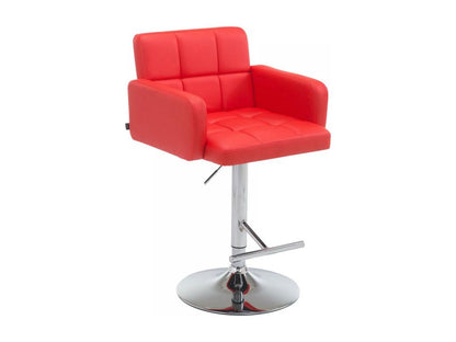 Sgabello da bar - Similpelle / Artvivrestore - Rosso - Los Angeles 87354QVMJ