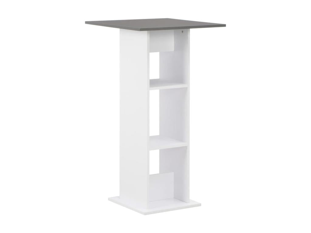 Tavolo alto da bar bianco 60x60x110 cm 0902057 48182NEKX