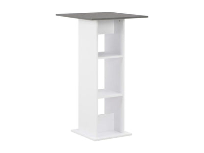 Tavolo alto da bar bianco 60x60x110 cm 0902057 48182NEKX