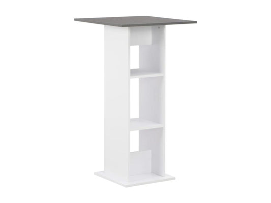 Tavolo alto da bar bianco 60x60x110 cm 0902057 48182NEKX