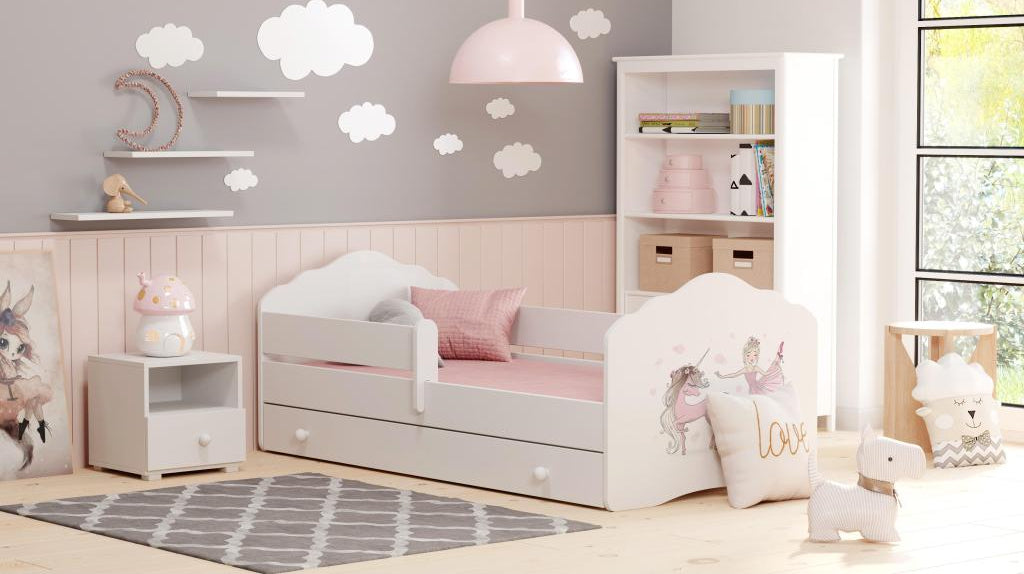 Maisonpuretop KSB015 Letto per bambini 78x144x65 Bianco 75120BUIY