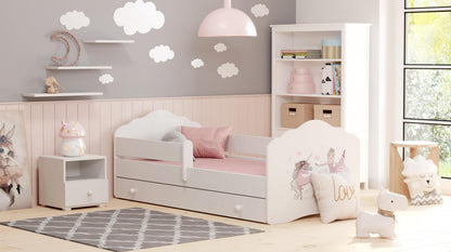 Maisonpuretop KSB015 Letto per bambini 78x144x65 Bianco 75120BUIY
