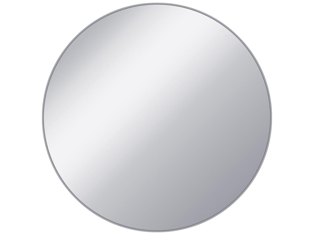 Tavolino da caffè di design in vetro con rivestimento metallico argento, 75 cm, Artvivrestore 12591HPJF