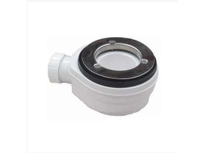 Piatto doccia extra sottile Calmetop 75x155 cm, grigio scuro RAL 7005, in resina sintetica e polvere di marmo con scarico libero 42889FUTX