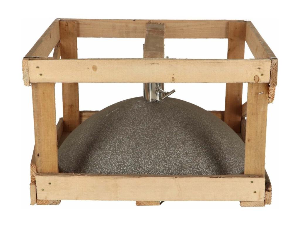 Base per ombrellone in granito - L 50 x P 50 x A 30 cm - Grigio 63535WZNR
