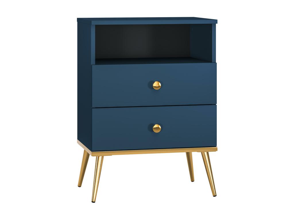 Comodino Marine NS50 2D 50x34x70 Blu 42158ZFKH