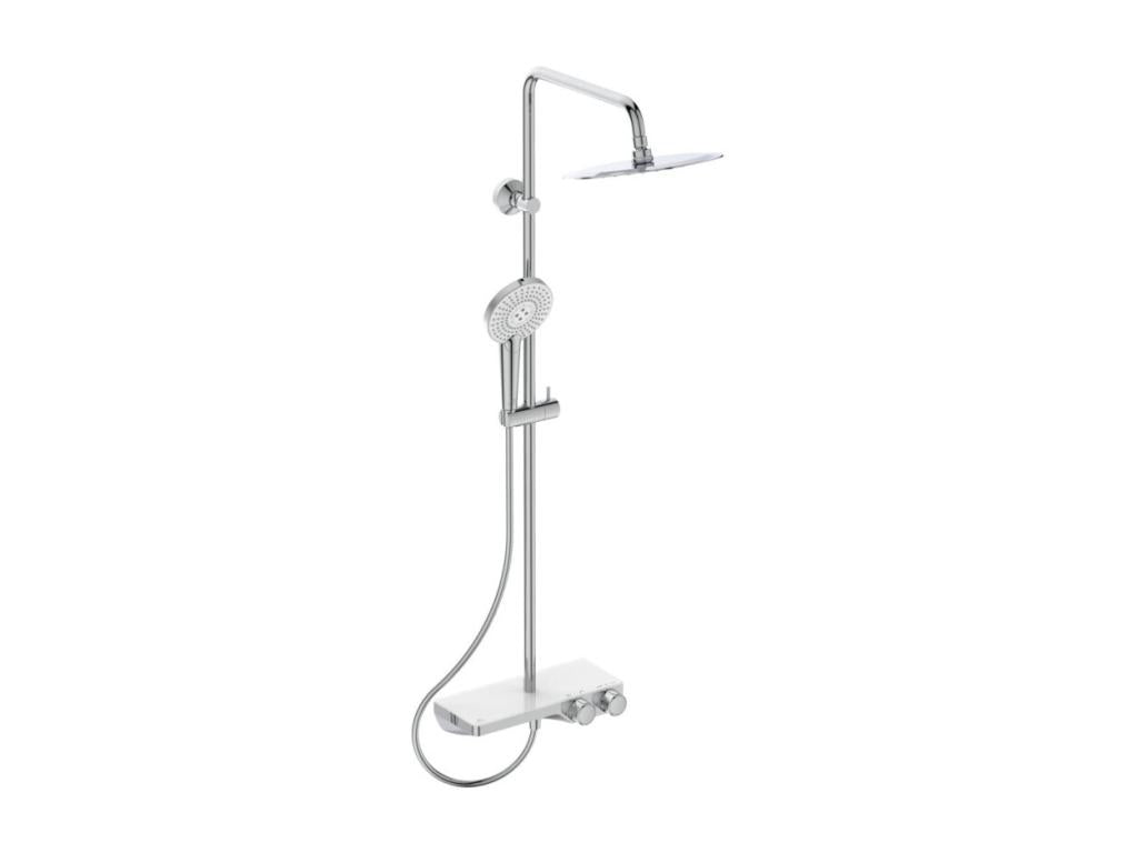 Colonna doccia termostatica Maisonpuretop, doccetta rotonda Maisonpuretop S200, detergente BRIOCHIN Ecocert 15285USLF