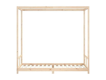 Struttura letto per bambini 80x200 in legno massello di pino 16668PFZB