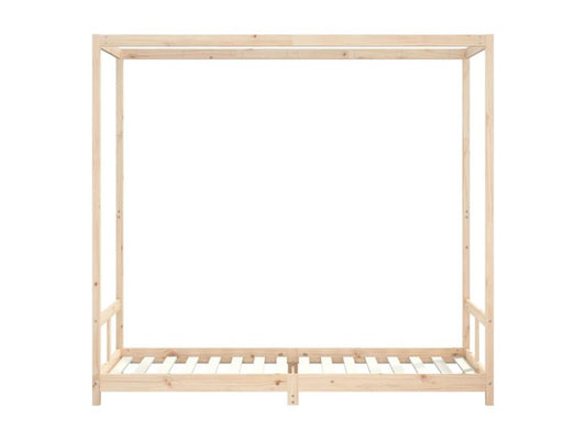 Struttura letto per bambini 80x200 in legno massello di pino 16668PFZB
