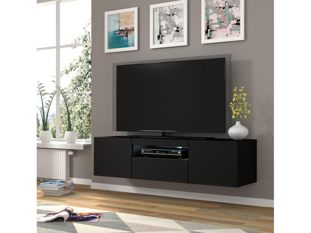 AURA RTV150 Supporto TV 3D 150x37x42 Nero 18365EUAR