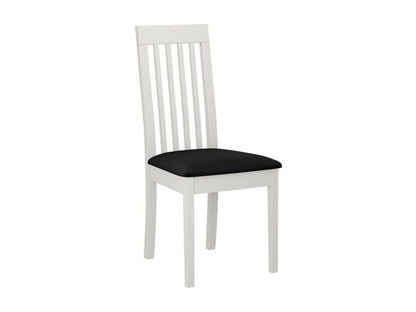Sedia Calmetop 347 Bianco - Nero 96x45x41cm Imbottita Legno 84620QQHY
