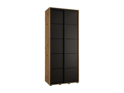 Armadio scorrevole a 4 ante Artvivrestore 235.2/110/60 2 ante Artvivrestore/Nero/Nero 00282YFAP