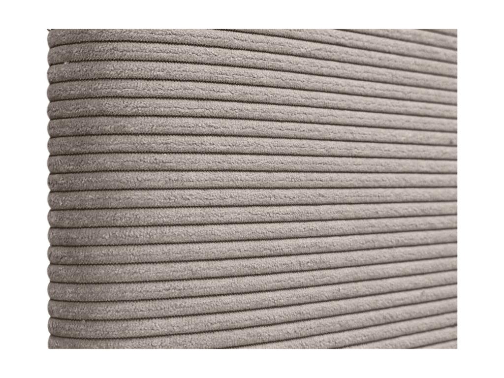 Testiera Calmetop in velluto a coste con bottoni 135x105 con gambe del letto 120/135/140 - Marrone 21968LUWK