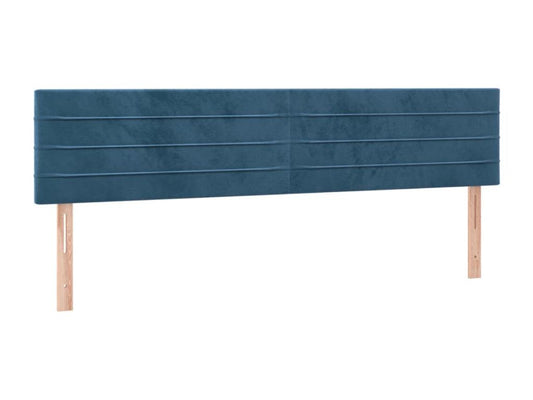 Testiera LED blu scuro 200x5x78/88 cm Velluto 60000GLPF