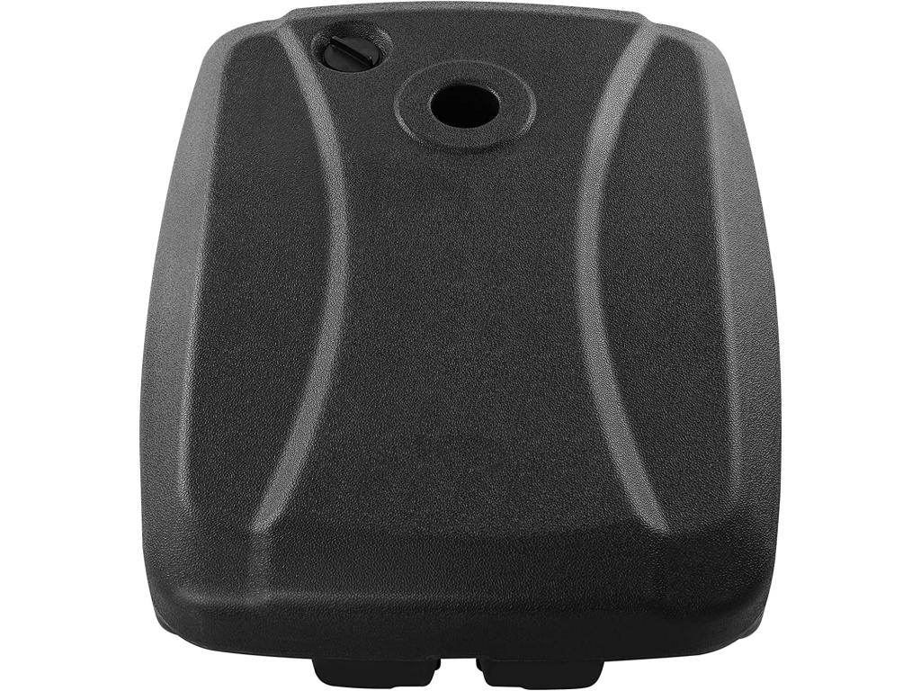 Base per ombrellone Maisonpuretop con ruote e base a croce, riempibile con 95 kg di sabbia o 60 l di acqua, per ombrelloni Φ7 cm, 81x61x15 cm, nero, 49739MCNZ