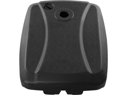 Base per ombrellone Maisonpuretop con ruote e base a croce, riempibile con 95 kg di sabbia o 60 l di acqua, per ombrelloni Φ7 cm, 81x61x15 cm, nero, 49739MCNZ