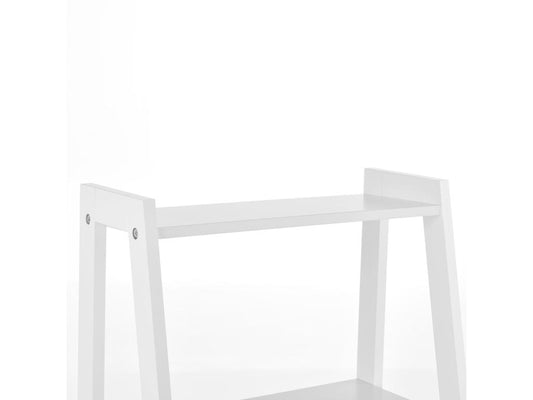 Scaffale portaoggetti per scale effetto legno bianco 43x32x90 cm 03 0005175 34580KPJU