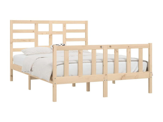 Struttura letto in legno massello di pino 120x200 cm 61782IOAA