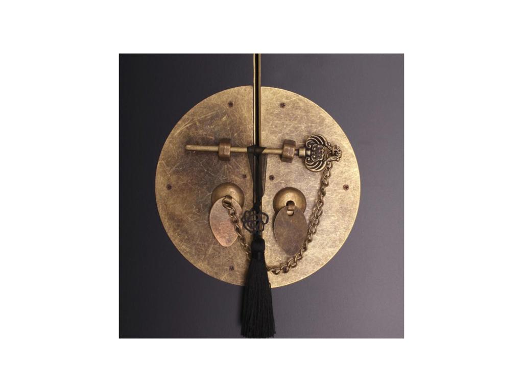 Armadio nero a 4 ante e 3 cassetti, stile cinese - PEKIN 03644JMUA