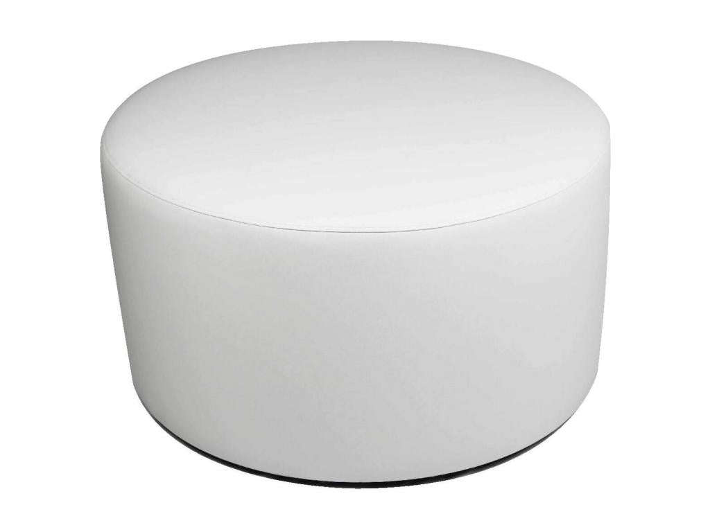 Artvivrestore Pouf, Poltrona Multiuso, Sedia a Sacco, Poggiapiedi, Made in Italy, 79x79 h42 cm, Bianco, 38615XBOU