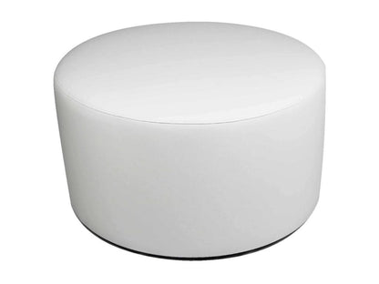 Artvivrestore Pouf, Poltrona Multiuso, Sedia a Sacco, Poggiapiedi, Made in Italy, 79x79 h42 cm, Bianco, 38615XBOU