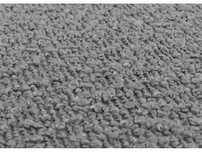 Set di 4 sedie da pranzo con schienale alto in tessuto bouclé grigio e gambe leggere 04 0007514 12382NCAP