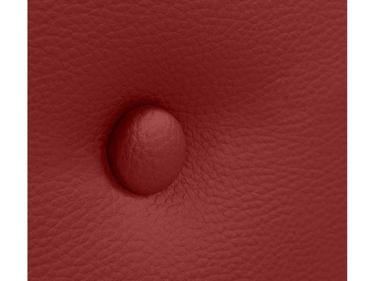 Artvivrestore Testiera in similpelle liscia con bottoni 95x50cm Letti da 90cm - Rosso 31344CEFT
